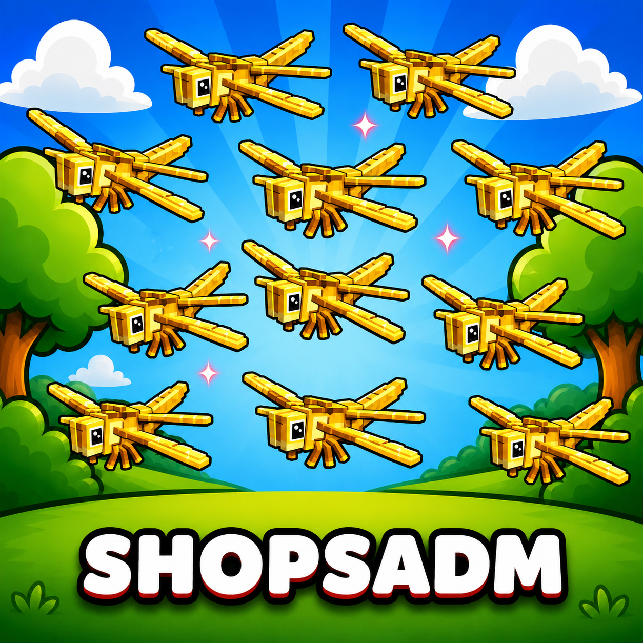 10x Golden Dragonfly Bundle