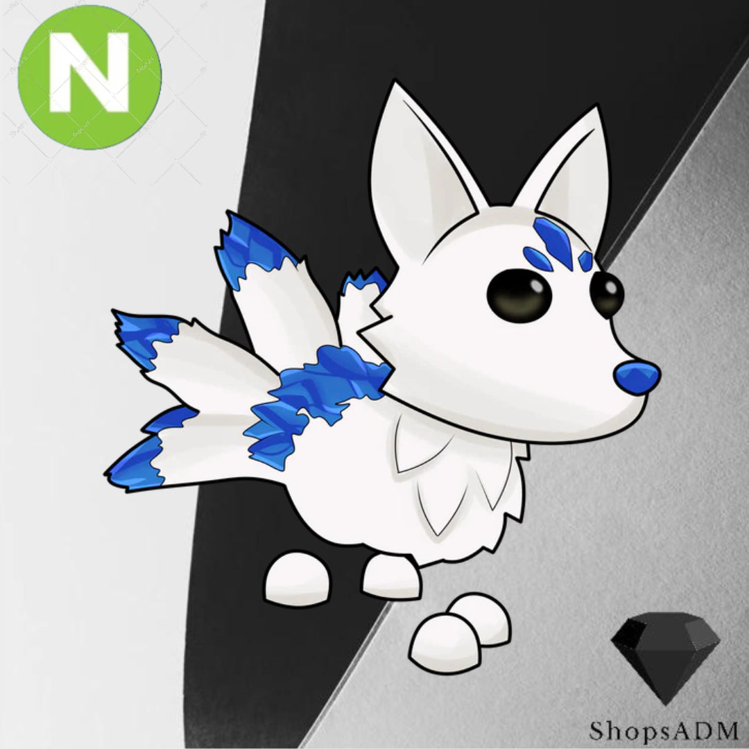 Neon Glacier Kitsune