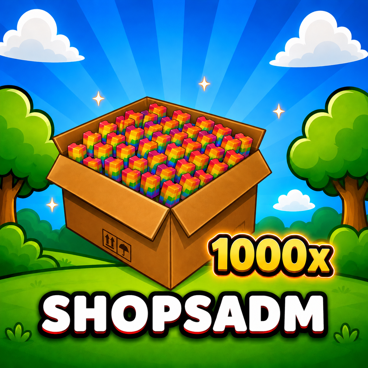 x1000 Rainbow Seeds