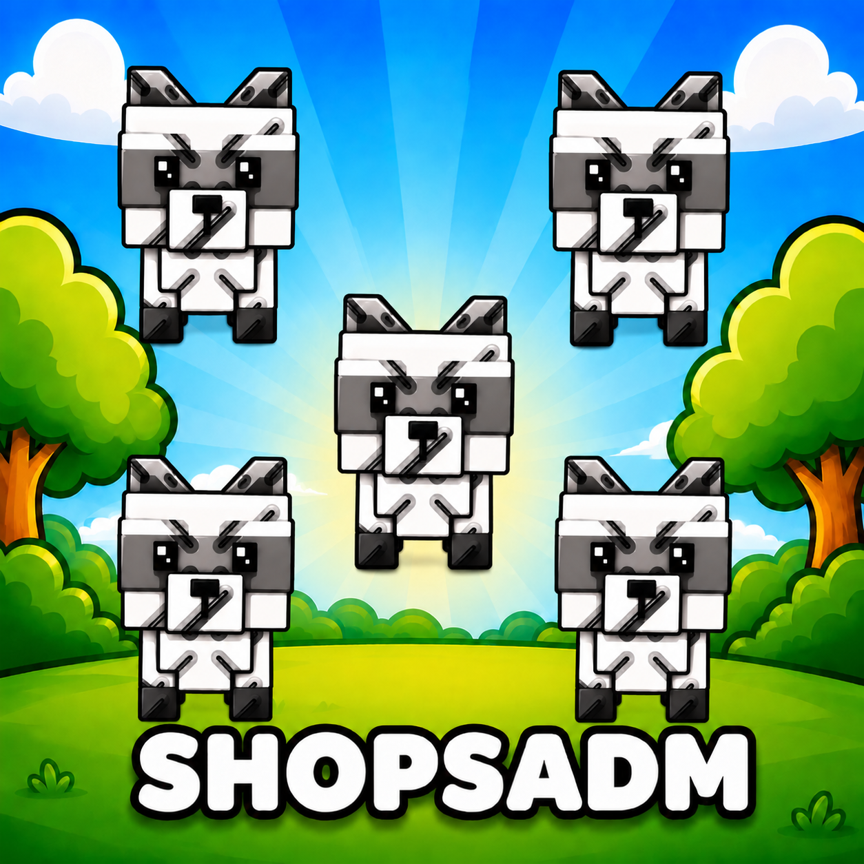 5x Raccoon Bundle