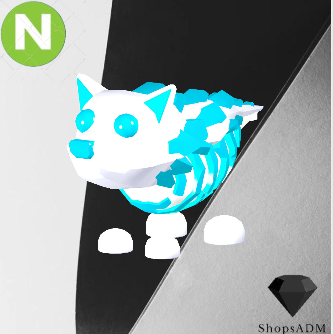 Neon Ice Wolf