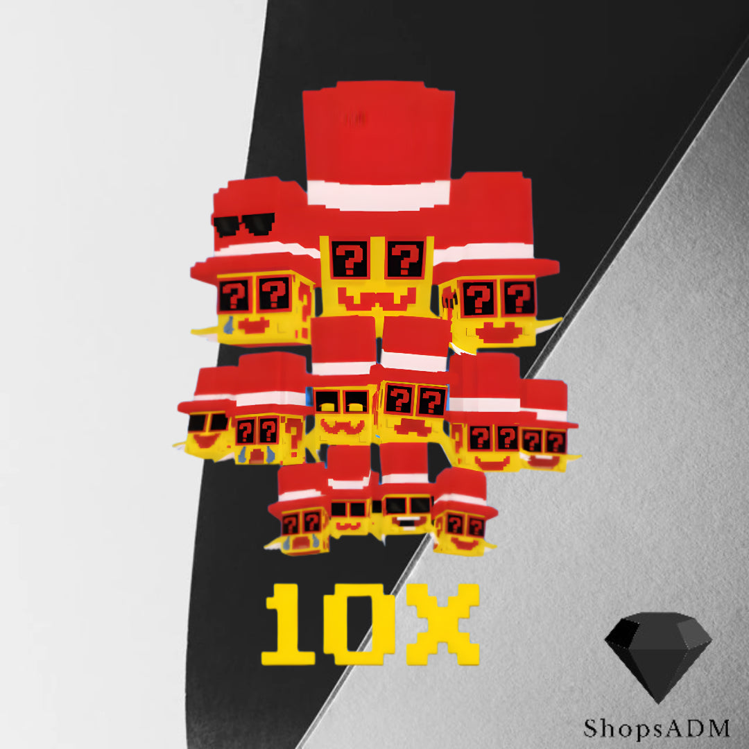 Los Lucky Block Account Pack 10x